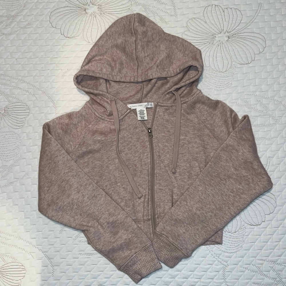 Altar’d State cropped zip up jacket